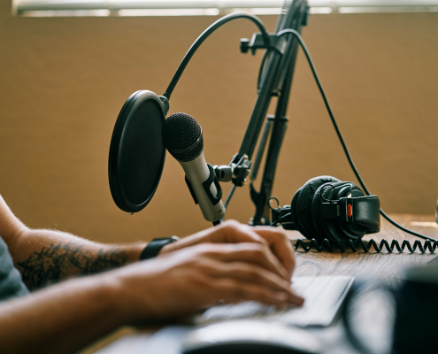 produção de podcast de qualidade